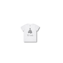 Load image into Gallery viewer, Personalised Kids Christmas T-Shirts Ribbon Tree
