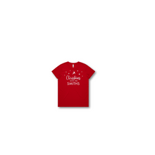 Load image into Gallery viewer, Personalised Kids Christmas T-Shirts Christmas with The Family
