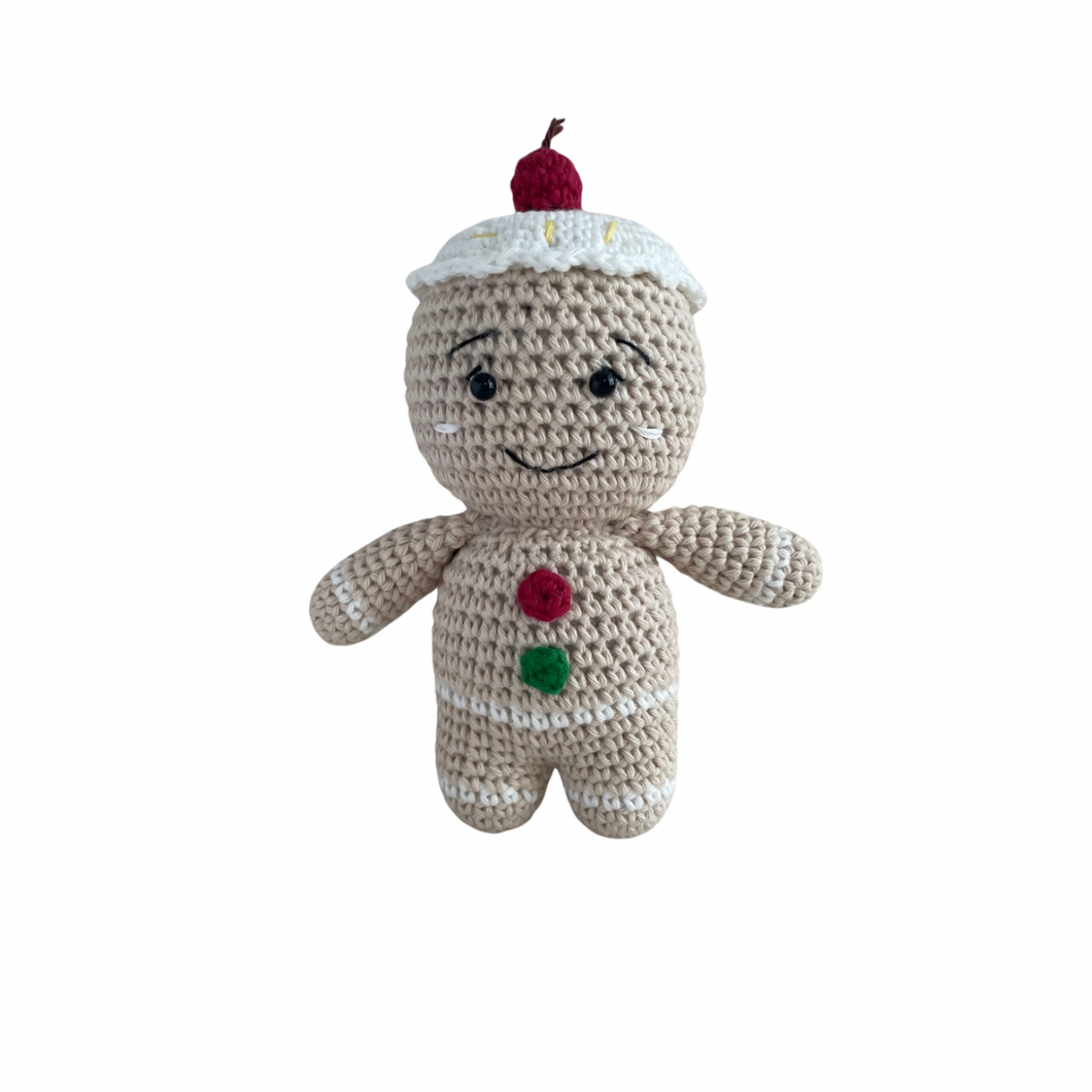 Gingerbread Crochet Toy