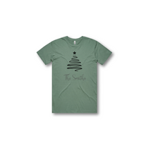 Load image into Gallery viewer, Personalised Men&#39;s Christmas T-Shirts Ribbon Tree
