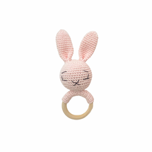 Load image into Gallery viewer, Parker Rabbit Rattle Pink
