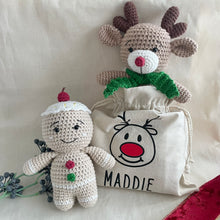 Load image into Gallery viewer, Riley Reindeer Crochet Toy
