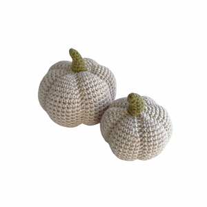 Crochet Pumpkin Natural