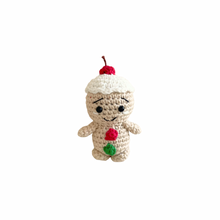 Load image into Gallery viewer, Christmas Gingerbread Crochet Toy
