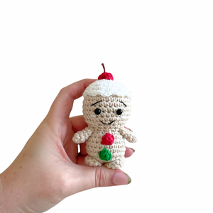 Christmas Gingerbread Crochet Toy