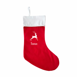 Christmas Stocking Red - Personalised