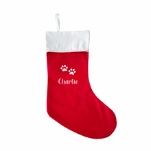 Load image into Gallery viewer, Christmas Stocking Red - Personalised
