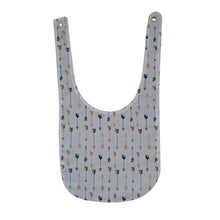 Load image into Gallery viewer, Little Humans Cotton Baby Bib - Golden Arrows
