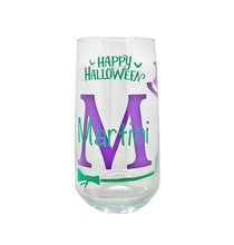 Load image into Gallery viewer, Personalised Halloween Glass with Witches
