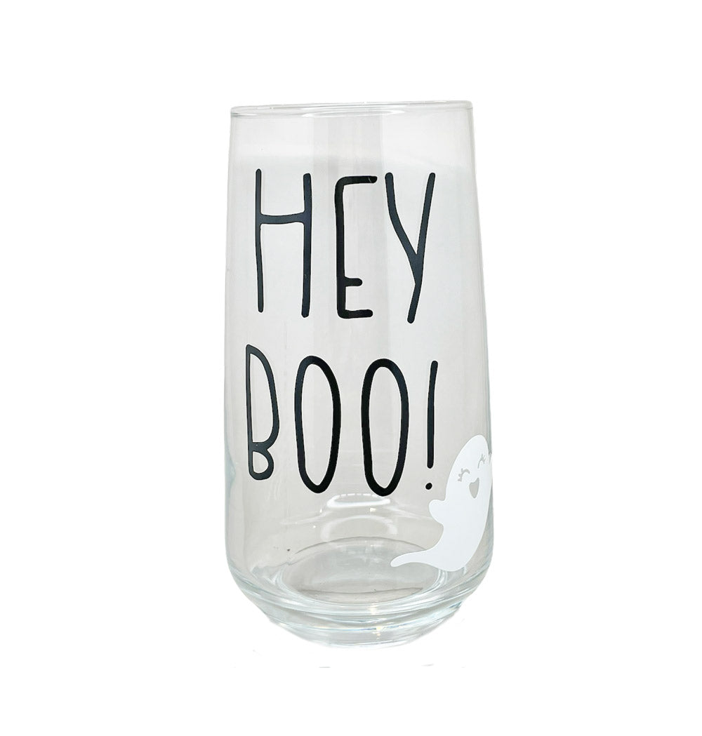 Hey Boo! Glass