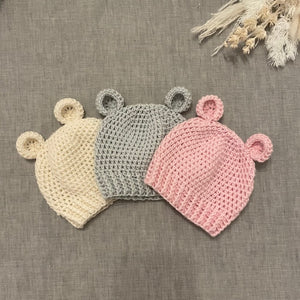 Bear Beanie Grey